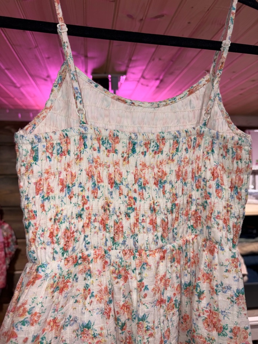 Coastal cowgirl cotton Floral Dress with pockets - Picture 7 of 8
